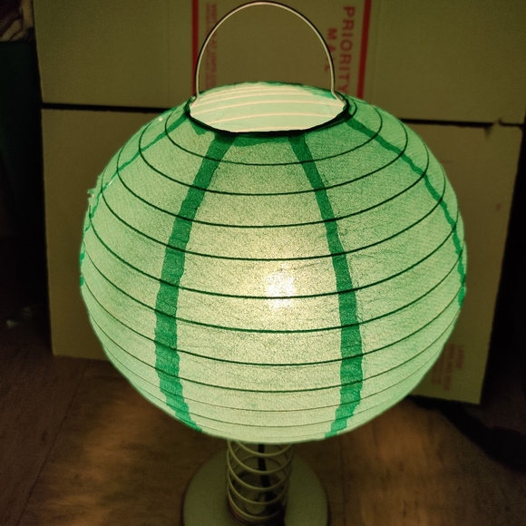IKEA Other Ikea Green Paper Lantern Lamp Poshmark